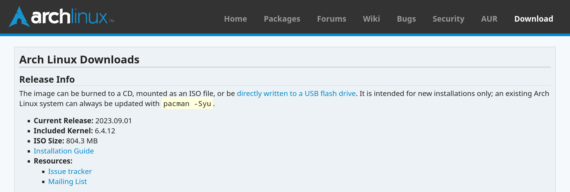 Arch Linux Build Building an Arch Linux ISO – /root