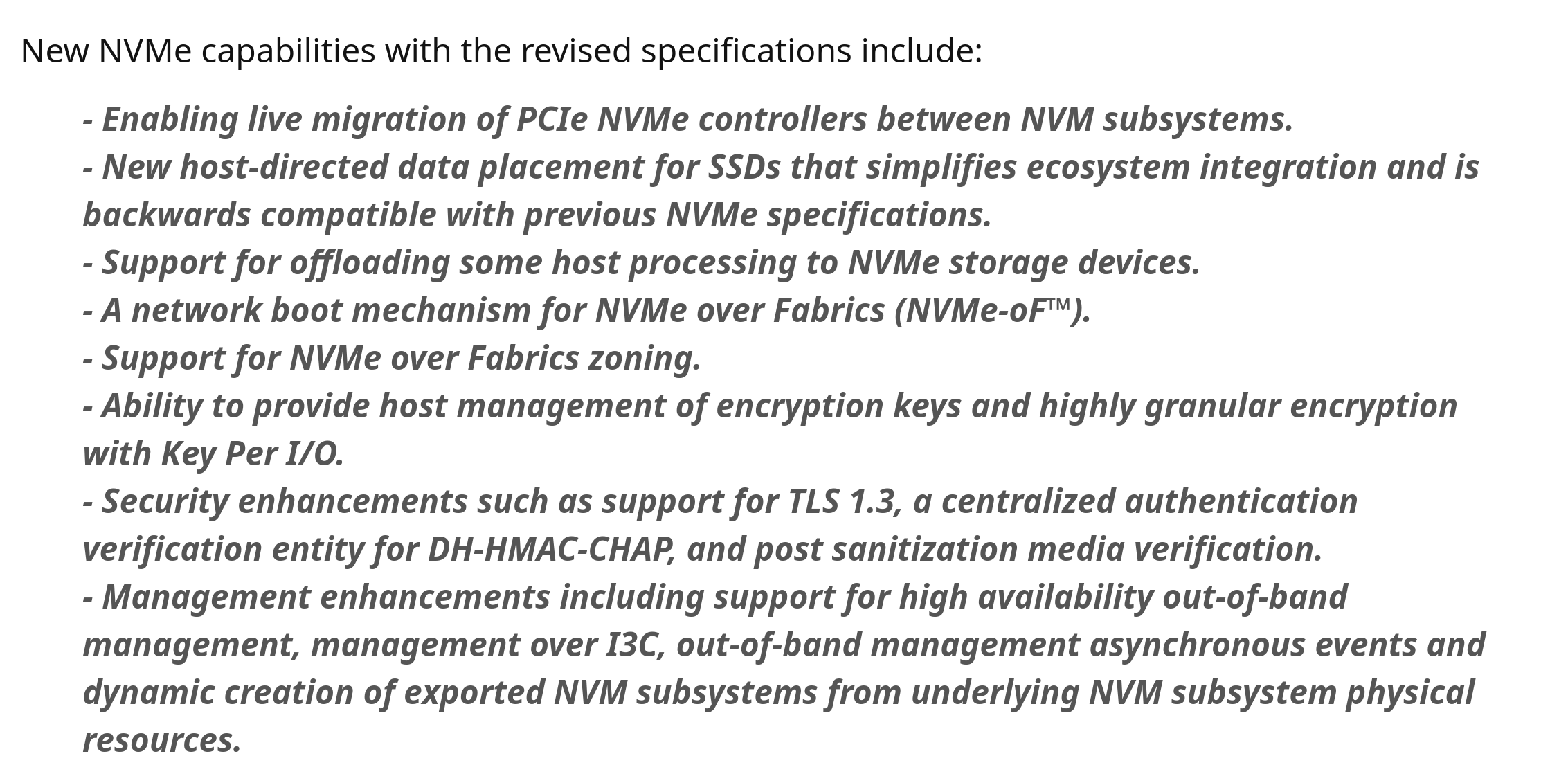 Nvme Specification.pdf NVMe 2.1 specifications published – /root